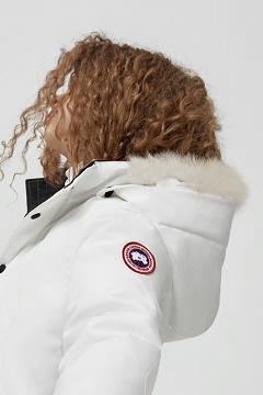 Chamarras Canada Goose Niños Outlet - Logan Abrigos Blancos RS9701234